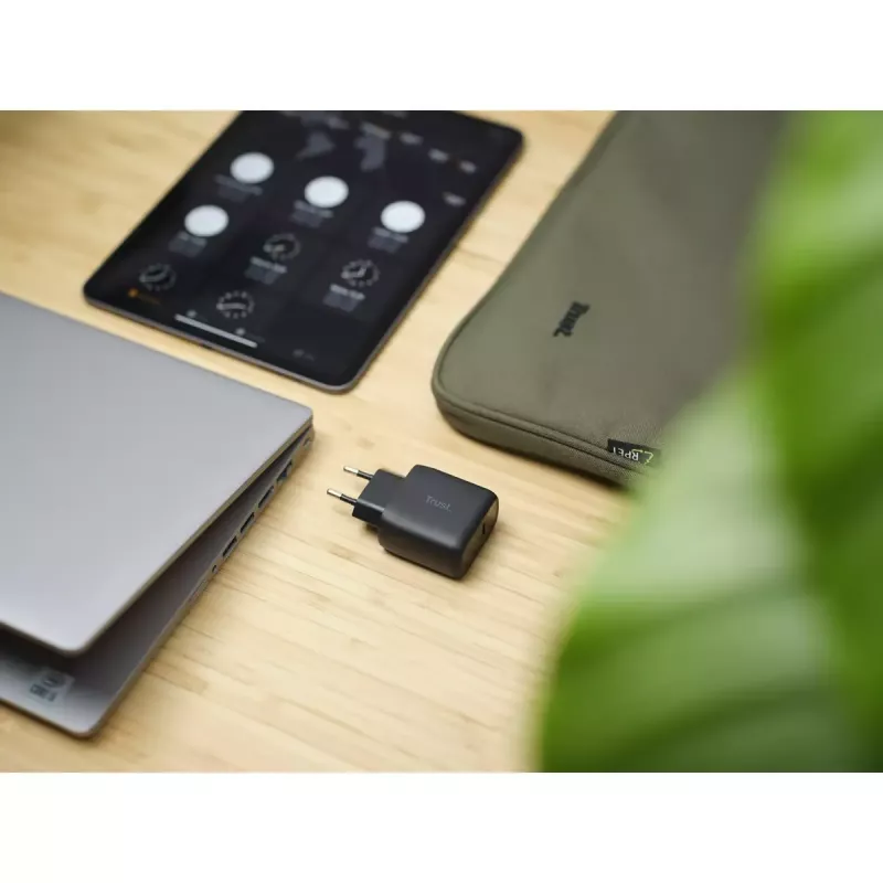 Maiņstrāvas lādētājs Trust Maxo 45W universāls melns 100-240V 20V USB-C