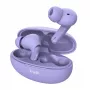 Trust Yavi austiņas True Wireless Stereo (TWS) Ievietojamās Zvani/Mūzika USB Type-C Bluetooth Violetas