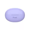 Trust Yavi austiņas True Wireless Stereo (TWS) Ievietojamās Zvani/Mūzika USB Type-C Bluetooth Violetas
