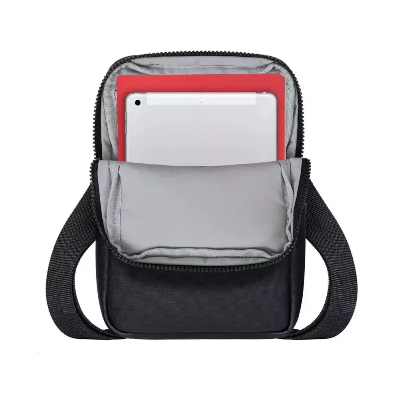 Messenger soma Rivacase 8810 planšetdatoriem līdz 20,3 cm (8 collas) — poliuretāns un poliesters, 0,28 kg