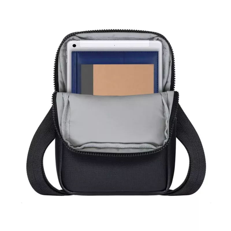 Messenger soma Rivacase 8810 planšetdatoriem līdz 20,3 cm (8 collas) — poliuretāns un poliesters, 0,28 kg