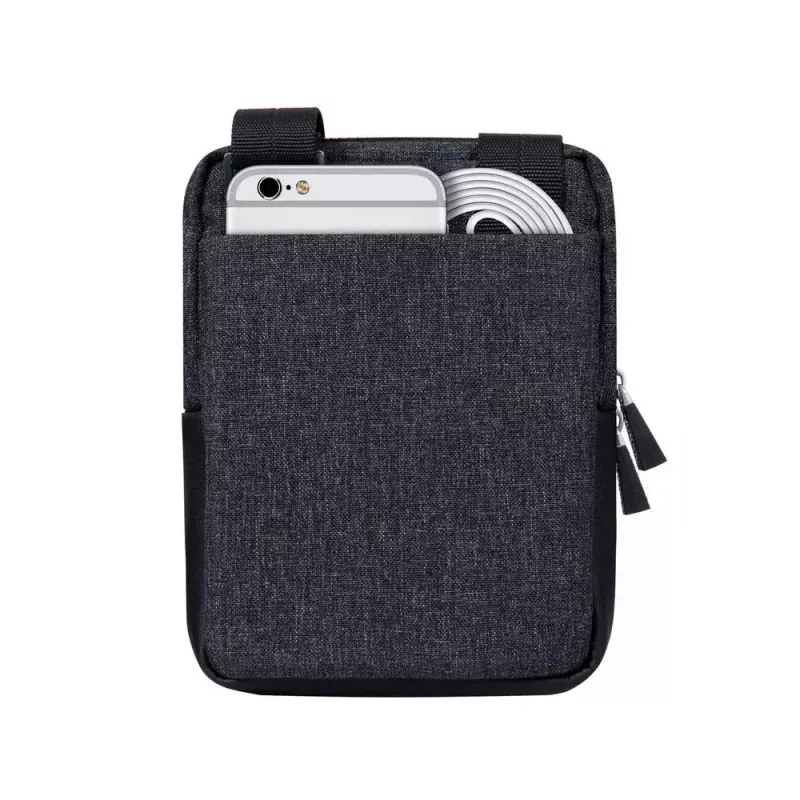 Messenger soma Rivacase 8810 planšetdatoriem līdz 20,3 cm (8 collas) — poliuretāns un poliesters, 0,28 kg