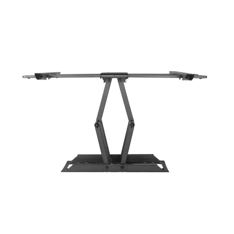 Sienas TV stiprinājums Gembird WM-80ST-02 — fiksēts/noliecams, 37 collas–80 collas, VESA līdz 600x400, 60 kg, melns