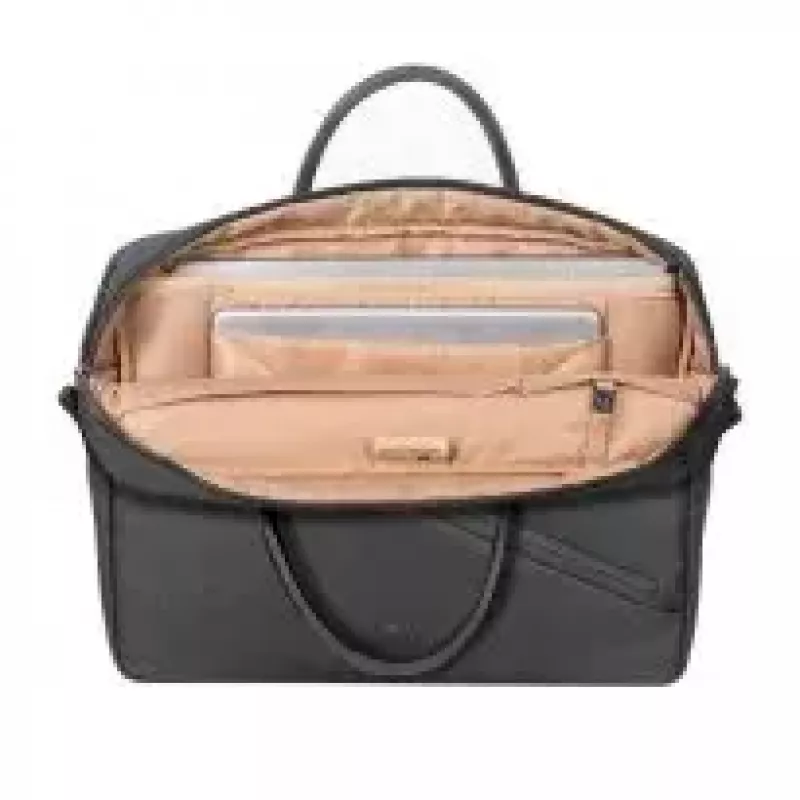 Toploader soma Rivacase 8124 35.6 cm (14 collas) Melna 2 nodalījumi