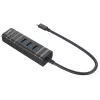 Lindy USB 3.2 Type-C centrmezgls un gigabitu Ethernet pārveidotājs
