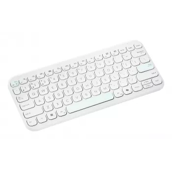 ASUS Marshmallow KW100 bezvadu tastatūra, zaigojoša balta