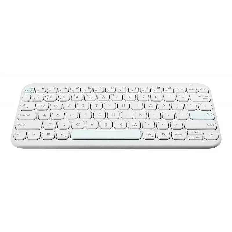 ASUS Marshmallow KW100 bezvadu Bluetooth tastatūra QWERTY Bēša