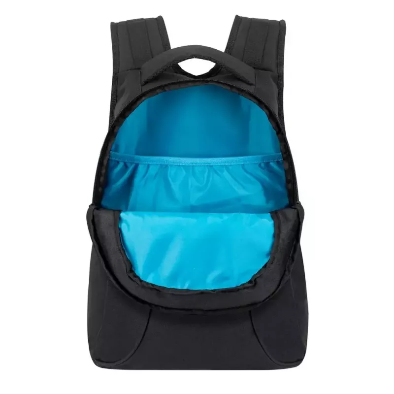 Ikdienas mugursoma Rivacase Gremio 5565, melna poliestera, 350×240×410 mm
