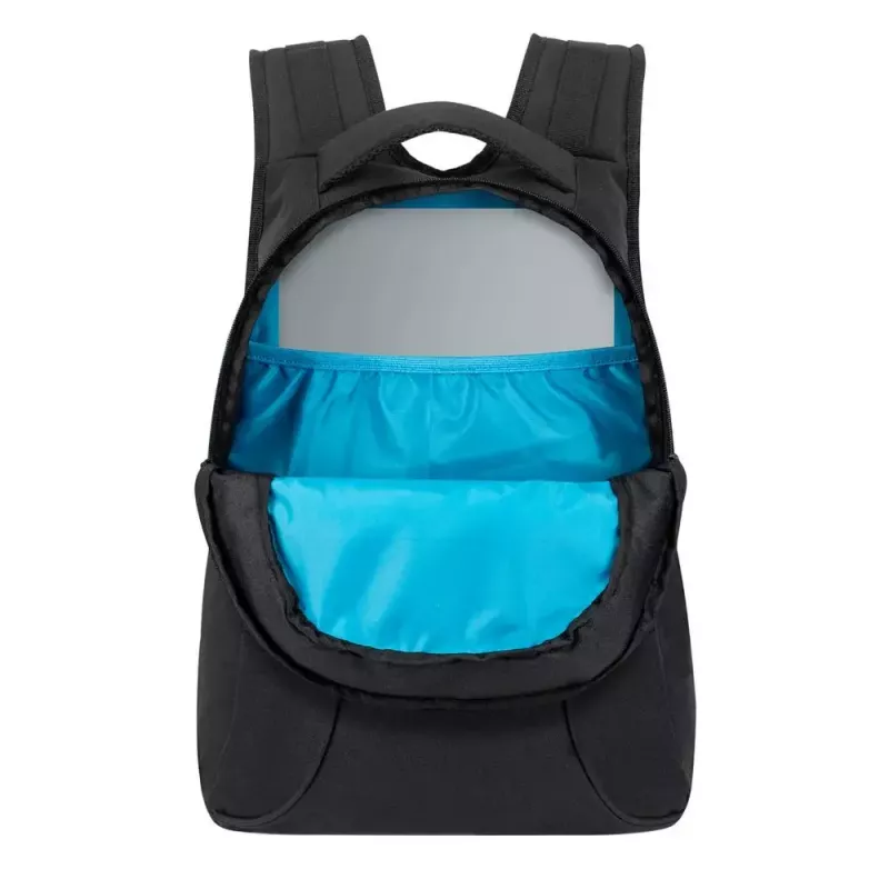 Ikdienas mugursoma Rivacase Gremio 5565, melna poliestera, 350×240×410 mm