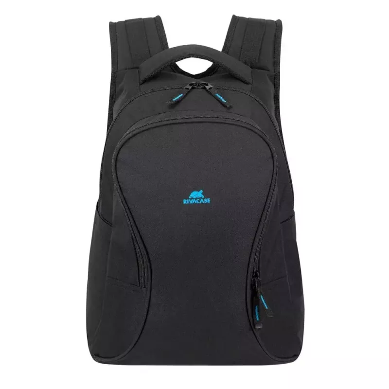 Ikdienas mugursoma Rivacase Gremio 5565, melna poliestera, 350×240×410 mm