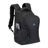 Ikdienas mugursoma Rivacase Gremio 5565, melna poliestera, 350×240×410 mm
