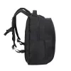 Ikdienas mugursoma Rivacase Gremio 5565, melna poliestera, 350×240×410 mm