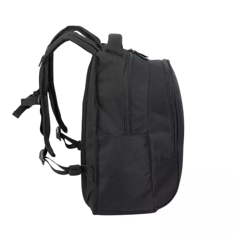 Ikdienas mugursoma Rivacase Gremio 5565, melna poliestera, 350×240×410 mm