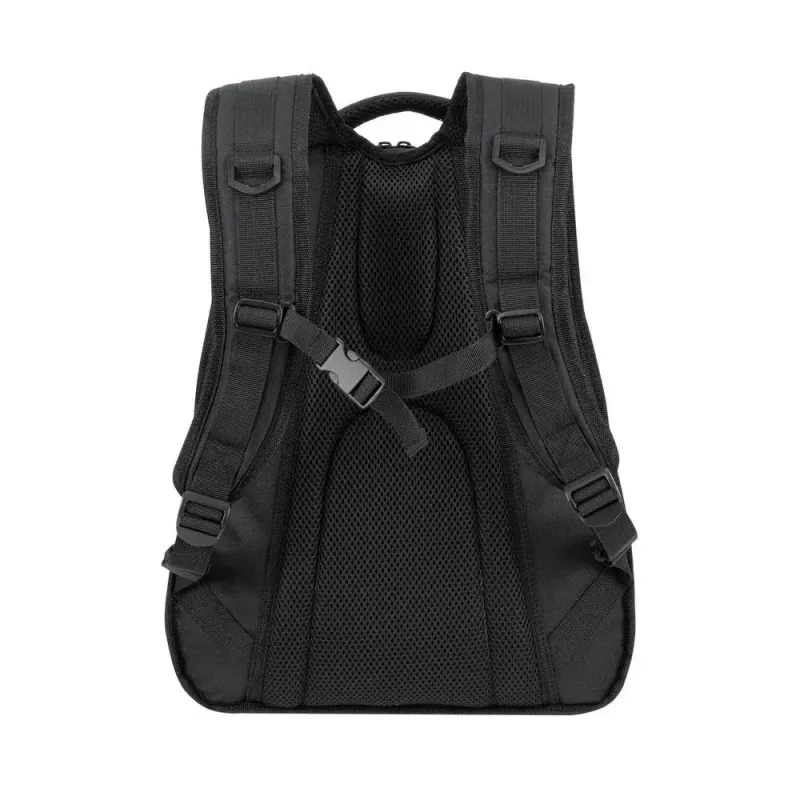 Ikdienas mugursoma Rivacase Gremio 5565, melna poliestera, 350×240×410 mm