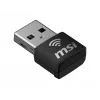 USB adapteris MSI AX1800 Nano WiFi USB 2.0 melns