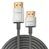 Lindy 3m CROMO plāns ātrgaitas HDMI kabelis ar Ethernet, 3 m, HDMI A tipa (standarta), HDMI A tipa (standarta), 3D, 10,2 Gbit/s, pelēks