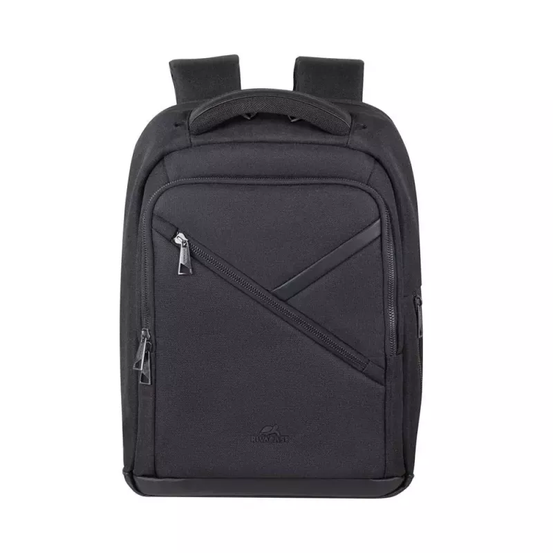 Mugursoma Rivacase 8126 38.1 cm (15 collu) melna, ar pārnēsāšanas rokturi un plecu siksnu