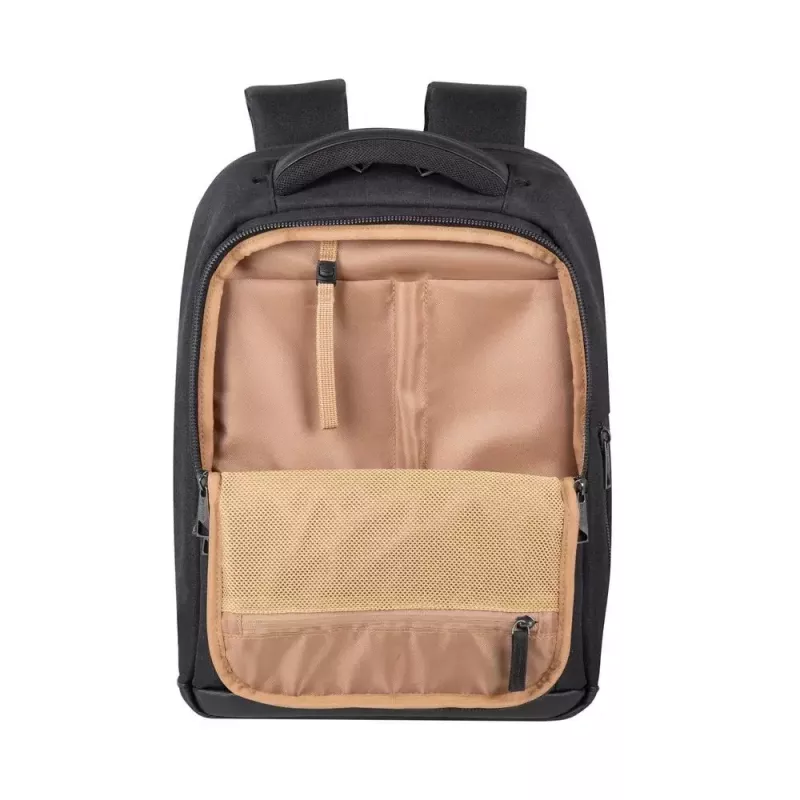 Mugursoma Rivacase 8126 38.1 cm (15 collu) melna, ar pārnēsāšanas rokturi un plecu siksnu
