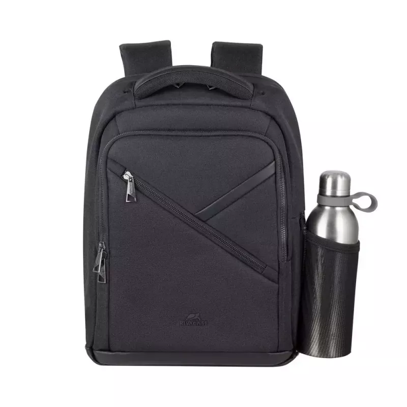 Mugursoma Rivacase 8126 38.1 cm (15 collu) melna, ar pārnēsāšanas rokturi un plecu siksnu