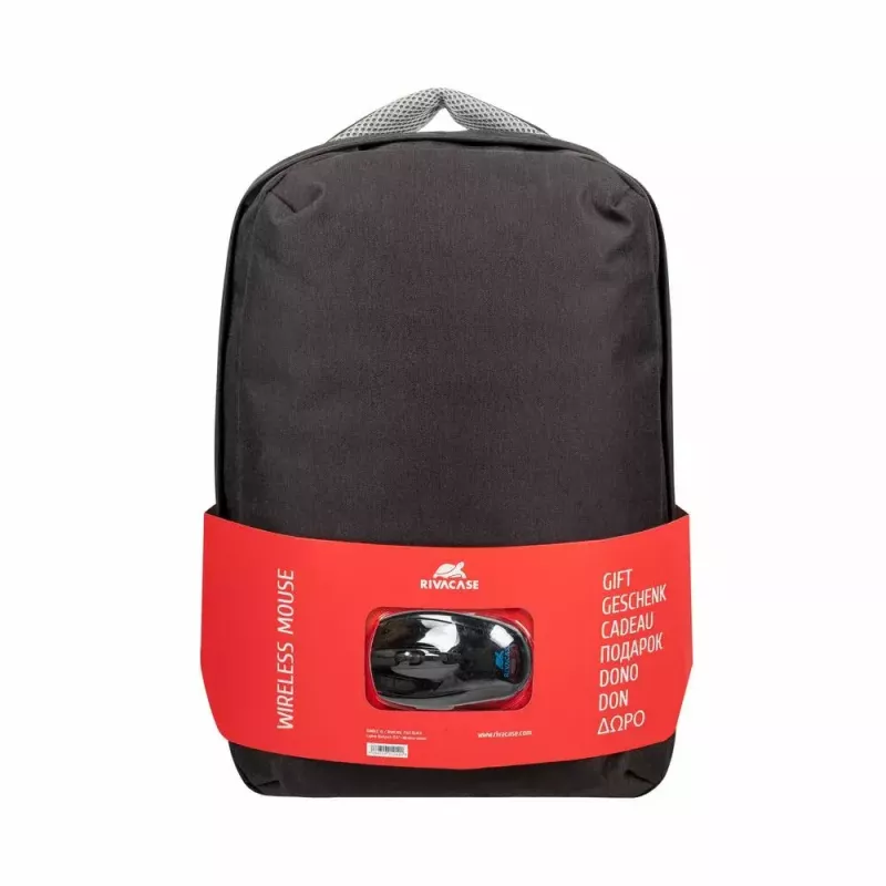 Mugursoma Rivacase 7563BKpele 39,6 cm 15,6 collas melna