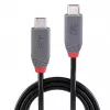 Lindy 0.8m USB 4 240W Type C kabelis, Anthra Line
