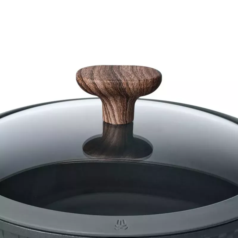 Resto Kitchenware Ran 4,2 l apaļa kastrolis, bēšs, koks
