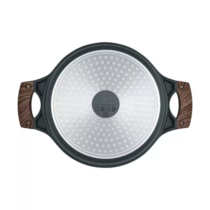Resto Kitchenware Ran 4,2 l apaļa kastrolis, bēšs, koks
