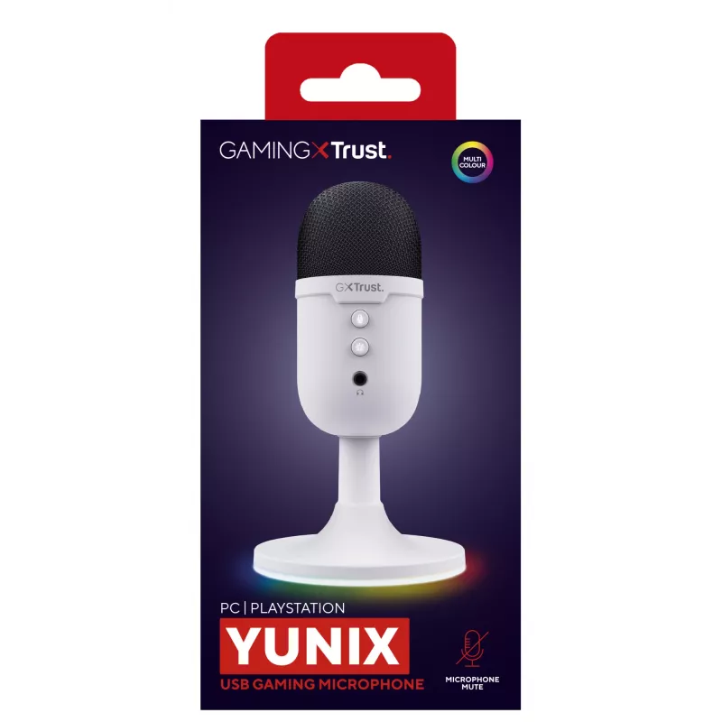 Trust GXT 234P Yunix balta Table microphone
