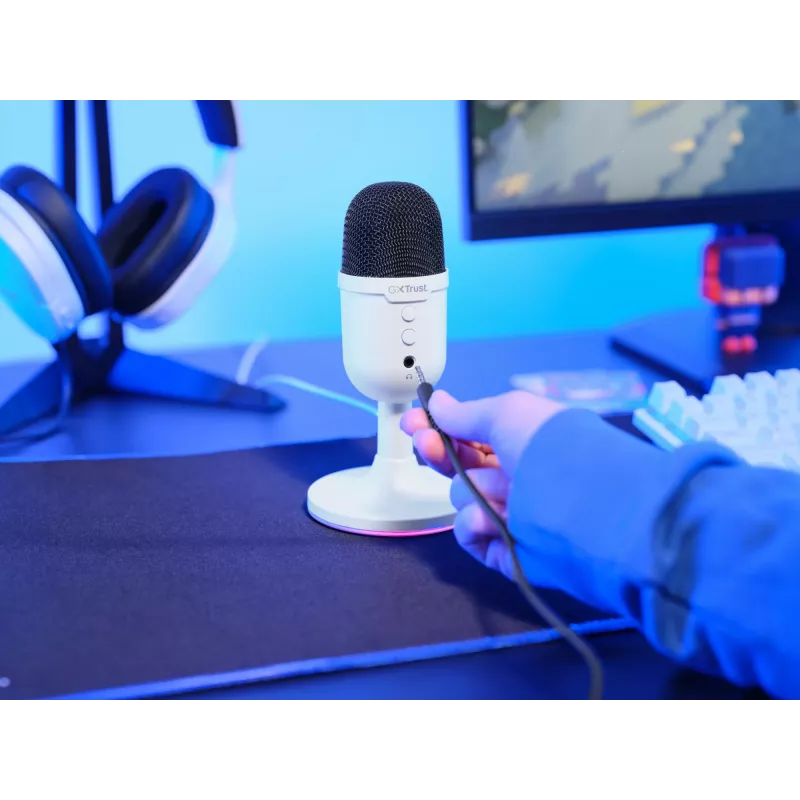 Trust GXT 234P Yunix balta Table microphone