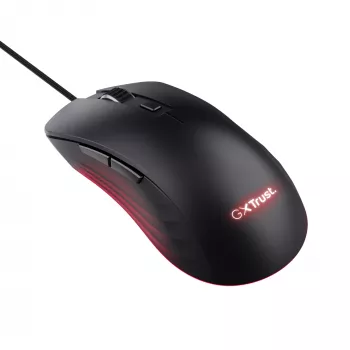 Trust GXT924 YBAR+ pele Spēlēm Labrocis USB Type-A Optiskais 25600 DPI