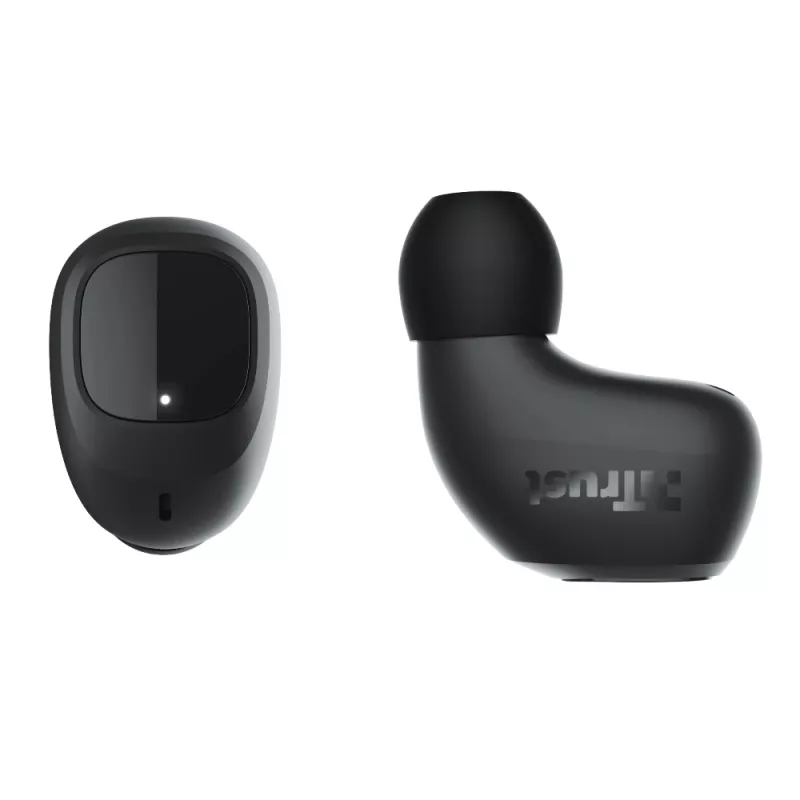 Trust Nika Compact austiņas True Wireless Stereo (TWS) Ievietojamās zvaniem/mūzikai Bluetooth melnas