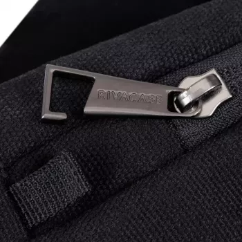Mugursoma Rivacase 8521 33.8 cm (13.3 collas) melna, ar nēsāšanas rokturi un plecu siksnu