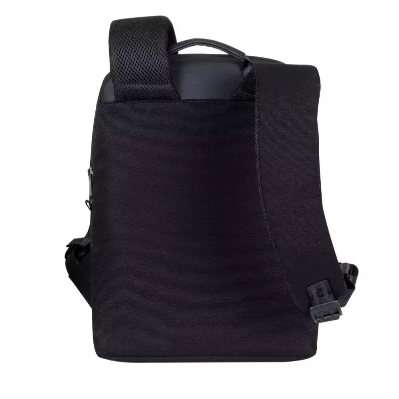 Mugursoma Rivacase 8521 33.8 cm (13.3 collas) melna, ar nēsāšanas rokturi un plecu siksnu