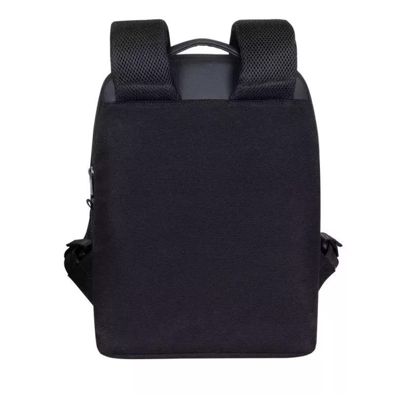 Mugursoma Rivacase 8521 33.8 cm (13.3 collas) melna, ar nēsāšanas rokturi un plecu siksnu