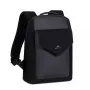 Mugursoma Rivacase 8521 33.8 cm (13.3 collas) melna, ar nēsāšanas rokturi un plecu siksnu