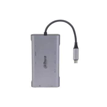 Dahua Technology 9-in-1 USB 3.1 Type-C uz USB 3.0 + HDMI + RJ45 + VGA + SD/TF + PD dokstacija