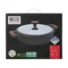 Resto Kitchenware 93906 universālais katls, melns alumīnijs, 4,1 l, 28 cm