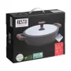 Resto Kitchenware 93906 universālais katls, melns alumīnijs, 4,1 l, 28 cm