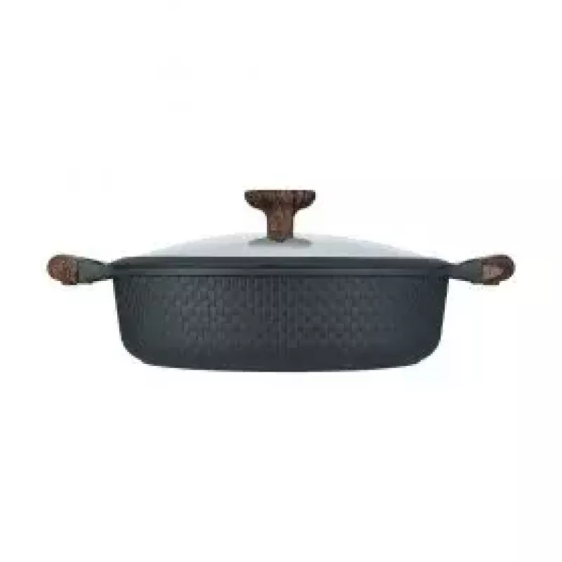 Resto Kitchenware 93906 universālais katls, melns alumīnijs, 4,1 l, 28 cm