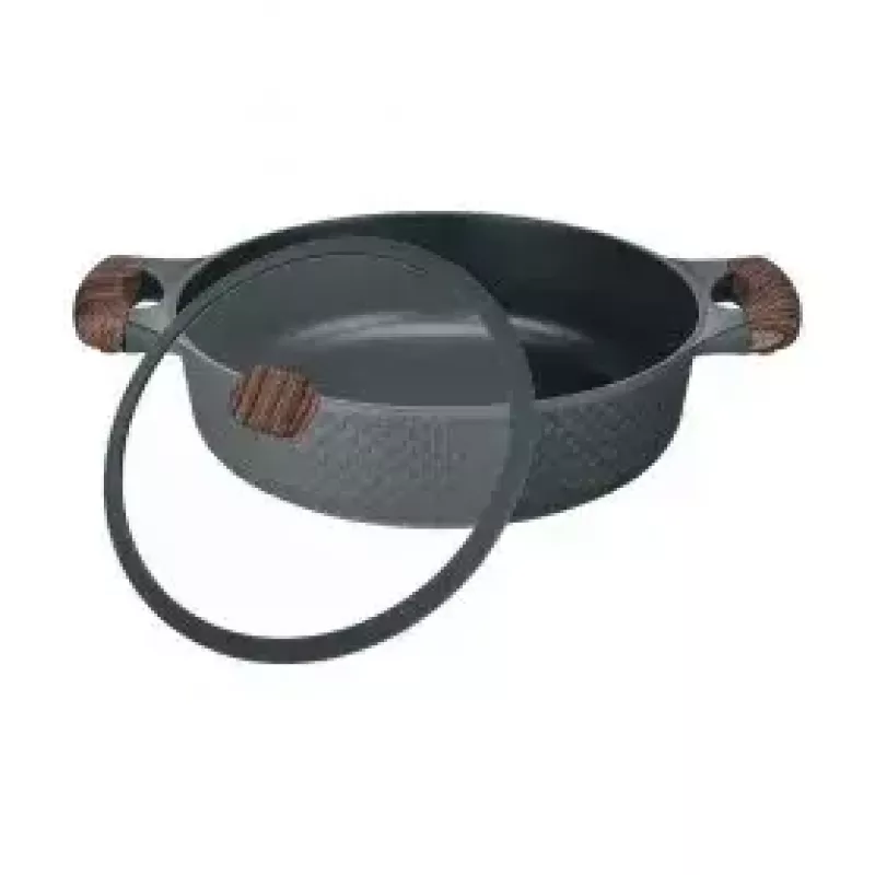 Resto Kitchenware 93906 universālais katls, melns alumīnijs, 4,1 l, 28 cm