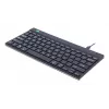 R-Go Tools Ergonomiskā tastatūra R-Go Compact Break, kompakta tastatūra ar pārtraukumu programmatūru, QWERTY (US), vadu, melna