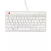 R-Go Tools Ergonomic tastatūra R-Go Compact Break, kompakta klaviatūra ar pārtraukumu programmatūru, QWERTY (US), vadu savienojums, balta