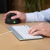 R-Go Tools Ergonomic tastatūra R-Go Compact Break, kompakta klaviatūra ar pārtraukumu programmatūru, QWERTY (US), vadu savienojums, balta