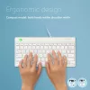 R-Go Tools Ergonomic tastatūra R-Go Compact Break, kompakta klaviatūra ar pārtraukumu programmatūru, QWERTY (US), vadu savienojums, balta