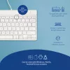 R-Go Tools Ergonomic tastatūra R-Go Compact Break, kompakta klaviatūra ar pārtraukumu programmatūru, QWERTY (US), vadu savienojums, balta