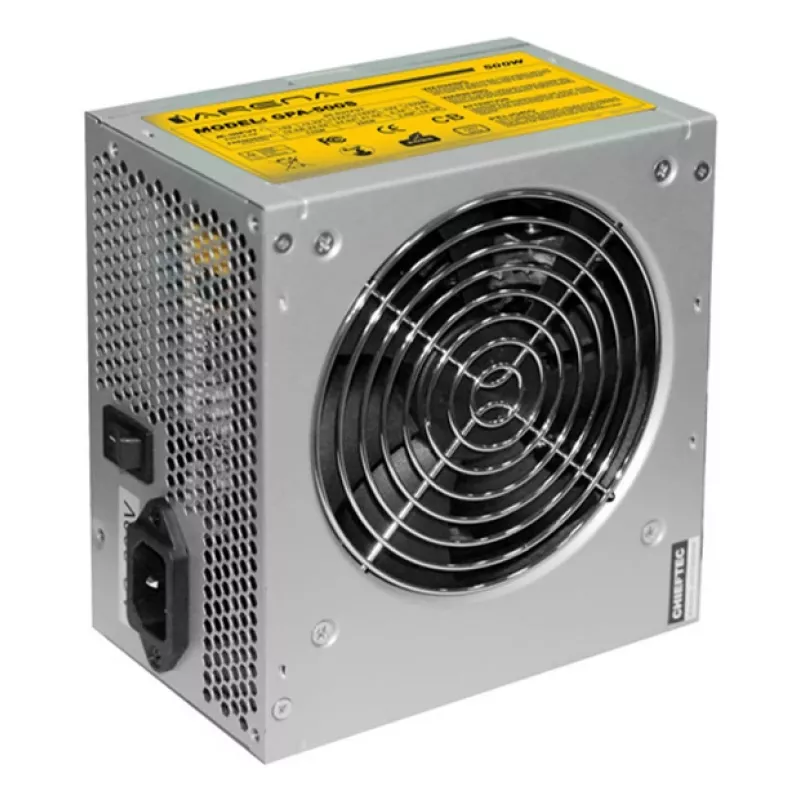 Barošanas bloks CHIEFTEC GPA-700s 700 W 20+4 kontaktu ATX PS/2 Sudraba krāsā ar 120 mm ventilatoru