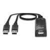 Lindy 2 Portu USB KM Slēdzis