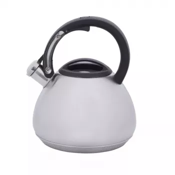 Elektriskā tējkanna RESTO 2,7 L 2200 W, pelēks korpuss, melns rokturis