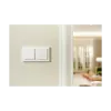 AQARA Light Switch H2 EU (2 pogas, 1 kanāls) (WS-K07D) - Zigbee un Thread sienas slēdzis ar releju