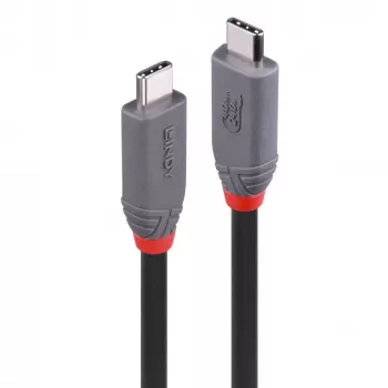 Lindy 1.5m USB 4 240W Type C kabelis, Anthra Line